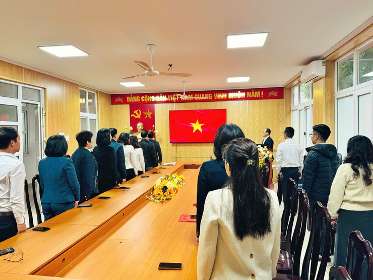 Lễ sinh hoạt dưới cờ tháng 01/2026 cơ quan Đảng, đoàn thể Phường- Ảnh 1.