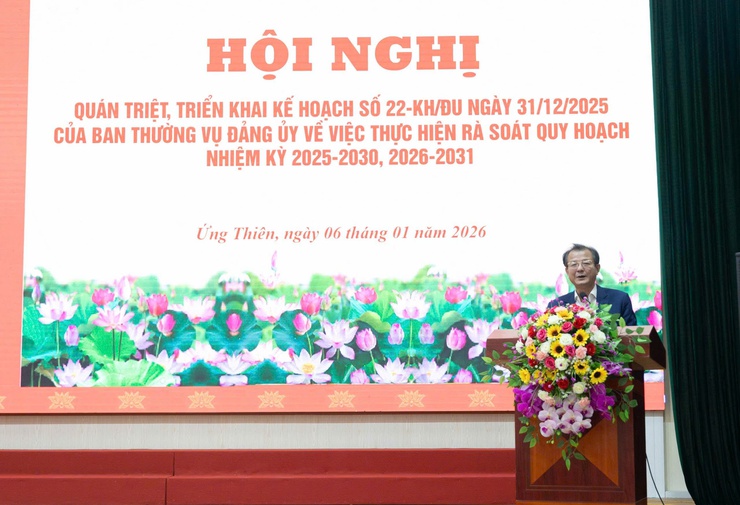 Đảng ủy xã tổ chức hội nghị quán triệt, triển khai Kế hoạch rà soát, bổ sung quy hoạch cán bộ nhiệm kỳ 2025–2030, 2026–2031- Ảnh 4.