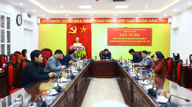 Hội nghị tổng kết hoạt động nhiệm kỳ của Đoàn đại biểu Quốc hội khóa XV Thành phố và Hội đồng nhân dân Thành phố nhiệm kỳ 2021 - 2026- Ảnh 2.