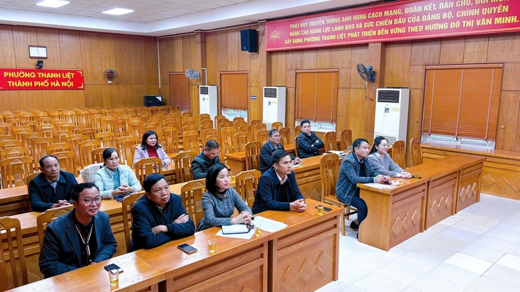 Phường Thanh Liệt dự Hội nghị tổng kết hoạt động của Đoàn đại biểu Quốc hội khóa XV, HĐND thành phố Hà Nội khóa XVI nhiệm kỳ 2021-2026- Ảnh 2.