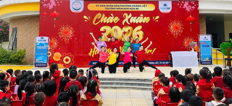 Trường Mầm non Họa Mi tổ chức chương trình “Chào năm mới 2026” -ngập tràn niềm vui và sắc màu tuổi thơ- Ảnh 6.
