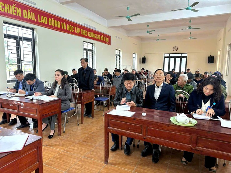 XÃ ĐA PHÚC - CHỦ TỊCH UBND XÃ DỰ SINH HOẠT CHI BỘ THÔN NGÔ ĐẠO- Ảnh 1.