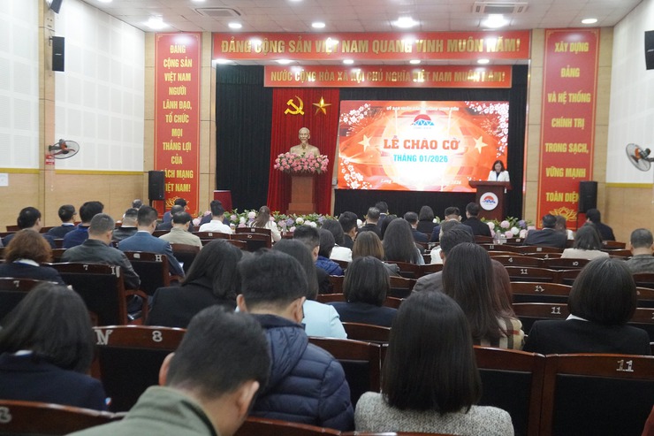 UBND phường Long Biên tổ chức Lễ chào cờ tháng 1/2026- Ảnh 8.