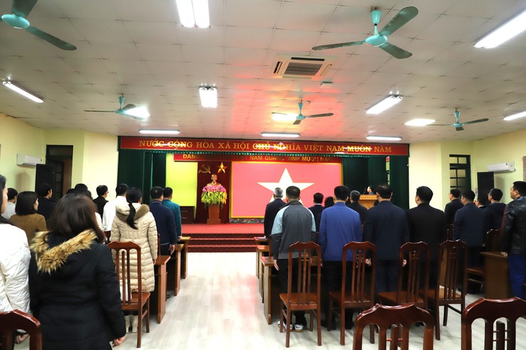 Xã Yên Xuân tổ chức lễ chào cờ đầu năm 2026- Ảnh 4.