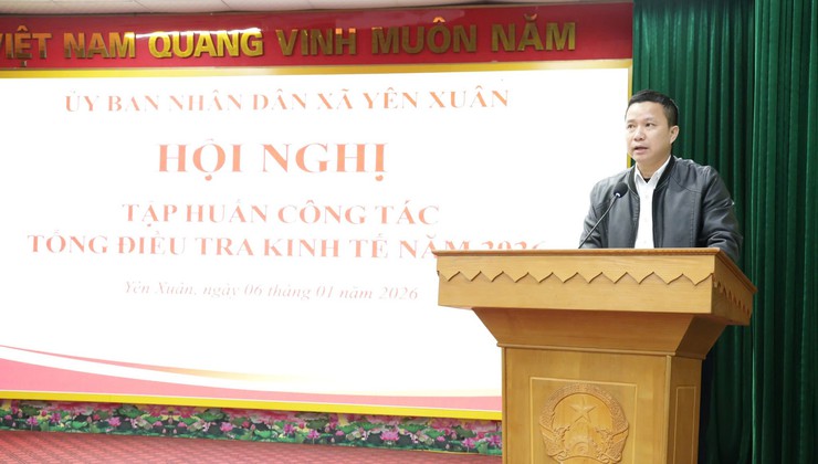 HỘI NGHỊ TẬP HUẤN CÔNG TÁC TỔNG ĐIỀU TRA KINH TẾ NĂM 2026- Ảnh 2.