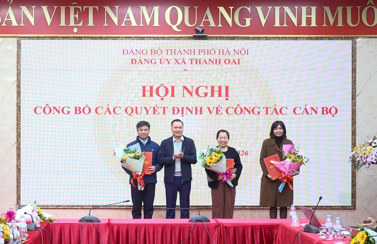 Xã Thanh Oai: Kiện toàn bộ máy lãnh đạo, nâng cao hiệu quả công tác quản lý- Ảnh 6.