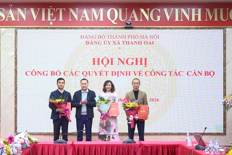 Xã Thanh Oai: Kiện toàn bộ máy lãnh đạo, nâng cao hiệu quả công tác quản lý- Ảnh 7.