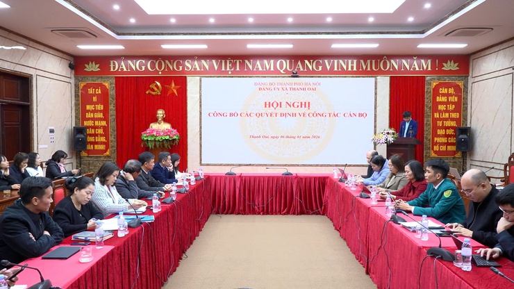 Xã Thanh Oai: Kiện toàn bộ máy lãnh đạo, nâng cao hiệu quả công tác quản lý- Ảnh 1.