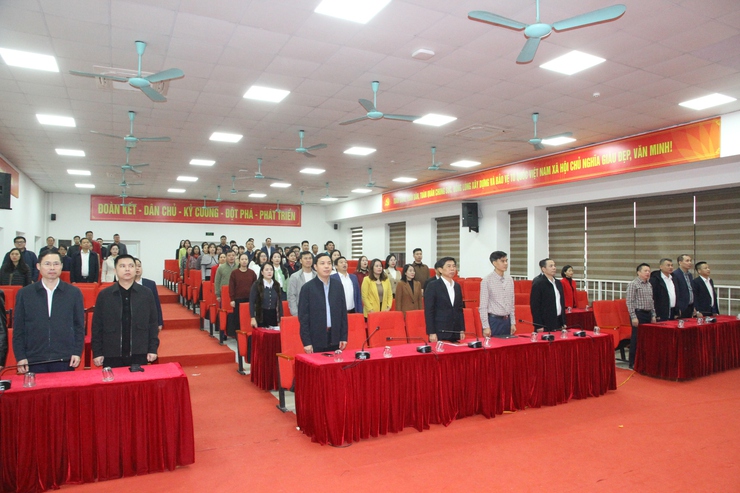 Phường Xuân Phương tổ chức sinh hoạt chính trị dưới cờ tháng 01/2026- Ảnh 1.