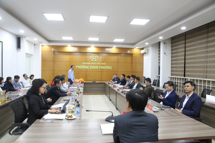 ĐẢNG ỦY PHƯỜNG XUÂN PHƯƠNG TỔ CHỨC HỘI NGHỊ CÔNG BỐ VÀ TRAO QUYẾT ĐỊNH VỀ CÔNG TÁC CÁN BỘ- Ảnh 7.