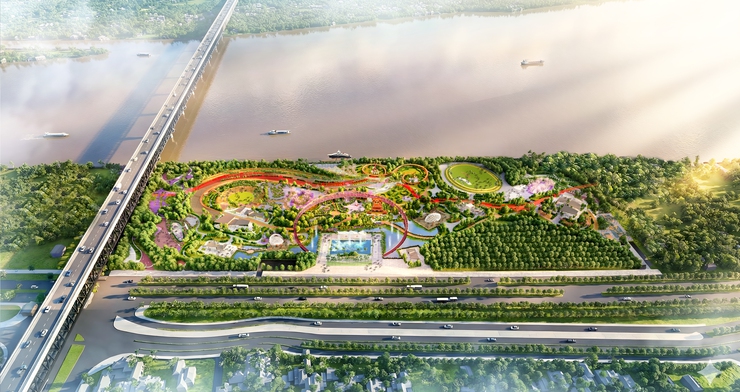 Quyết định phê duyệt Quy hoạch chi tiết Công viên công cộng phường Phú Thượng, tỷ lệ 1/500- Ảnh 2.