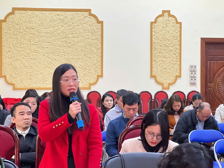 Hội nghị liên tịch giữa Đảng ủy, HĐND, UBND, MTTQ và các tổ chức chính trị – xã hội: Nâng cao trách nhiệm và tính dân chủ trong giới thiệu ứng cử đại biểu HĐND xã Ngọc Hồi- Ảnh 9.