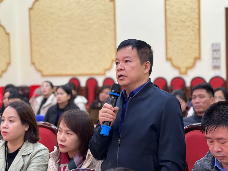 Hội nghị liên tịch giữa Đảng ủy, HĐND, UBND, MTTQ và các tổ chức chính trị – xã hội: Nâng cao trách nhiệm và tính dân chủ trong giới thiệu ứng cử đại biểu HĐND xã Ngọc Hồi- Ảnh 8.