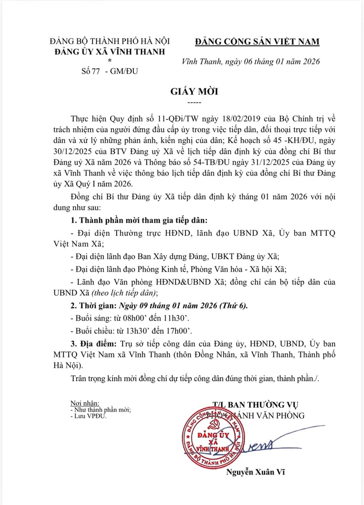 ĐẢNG ỦY XÃ VĨNH THANH- Ảnh 1.