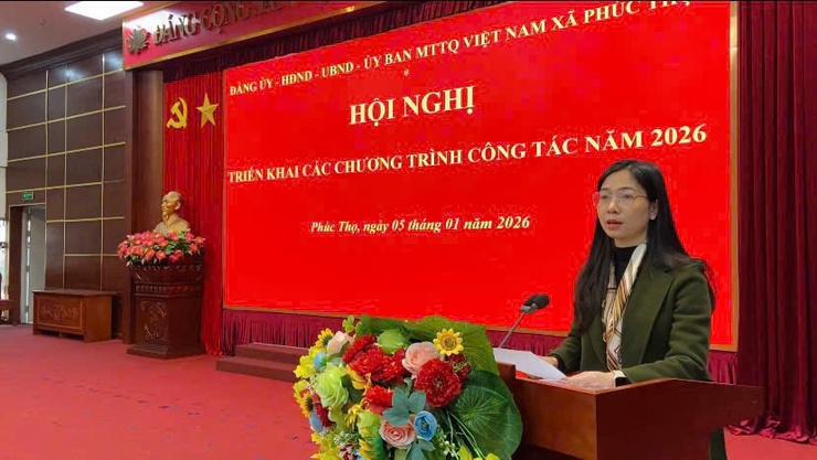 Đảng ủy – HĐND – UBND – Ủy ban MTTQ Việt Nam xã Phúc Thọ triển khai các Chương trình công tác năm 2026- Ảnh 5.