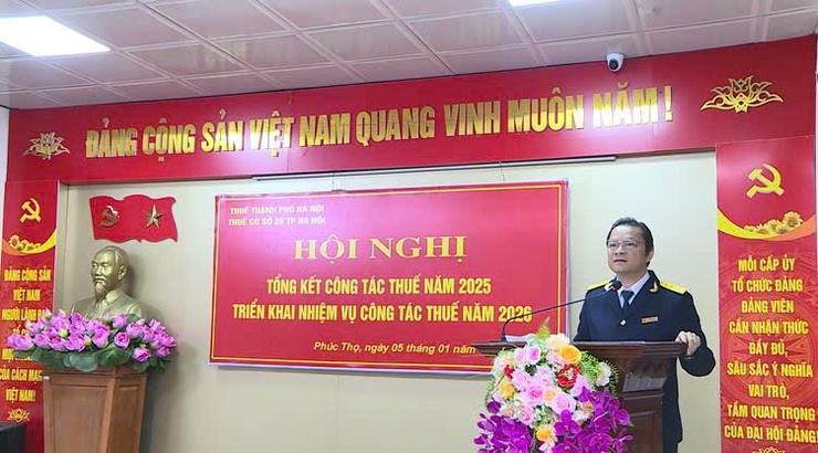 Thuế cơ sở 25 TP Hà Nội tổng kết công tác thuế năm 2025- Ảnh 1.