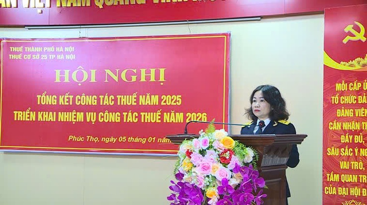 Thuế cơ sở 25 TP Hà Nội tổng kết công tác thuế năm 2025- Ảnh 3.