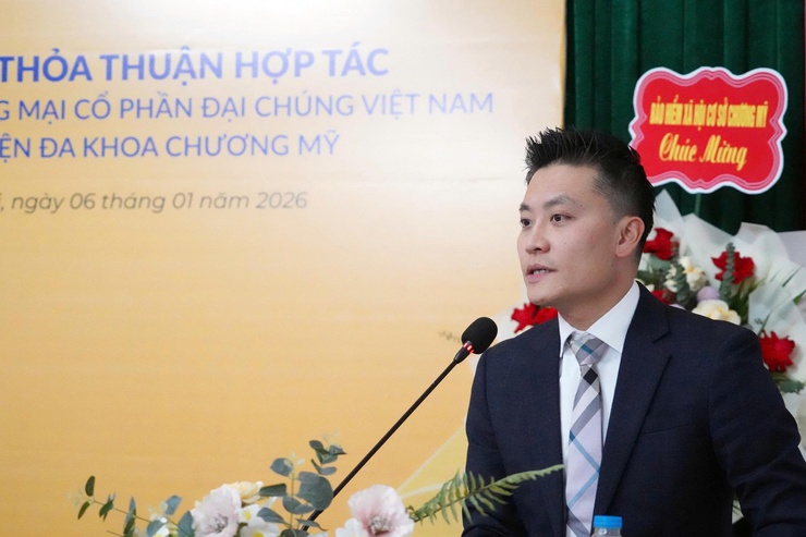 Lễ ký kết thỏa thuận hợp tác giữa Ngân hàng TMCP Đại Chúng Việt Nam (PVcomBank) và Bệnh viện Đa khoa Chương Mỹ- Ảnh 2.