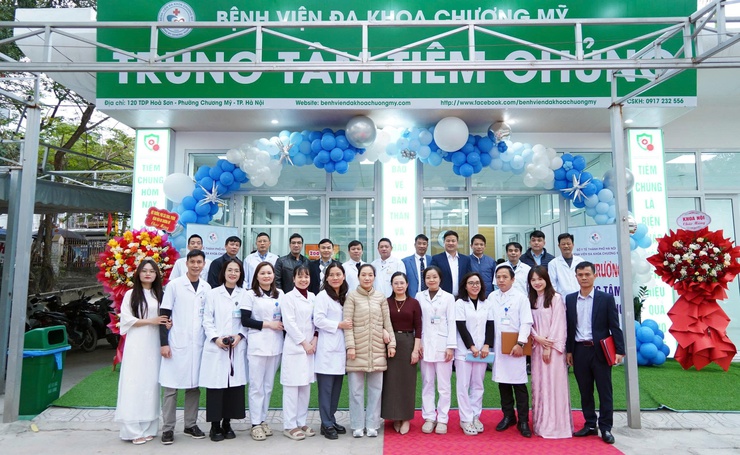 Bệnh viện Đa khoa Chương Mỹ tổ chức lễ khai trương hệ thống chụp cắt lớp vi tính và Trung tâm tiêm chủng vắc-xin- Ảnh 1.