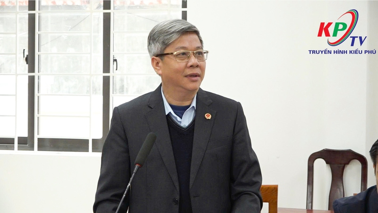 Đồng chí Đào Đức Anh- Phó bí thư thường trực Đảng ủy xã Kiều Phú dự sinh hoạt Đảng với Chi bộ thôn Cấn Hạ- Ảnh 8.