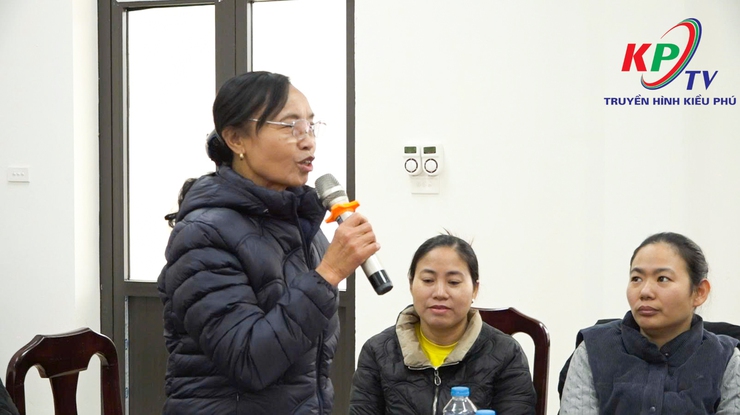 Đồng chí Đào Đức Anh- Phó bí thư thường trực Đảng ủy xã Kiều Phú dự sinh hoạt Đảng với Chi bộ thôn Cấn Hạ- Ảnh 4.