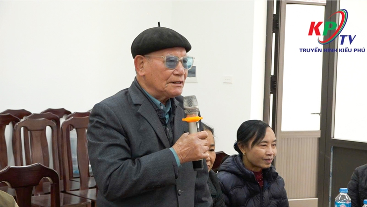 Đồng chí Đào Đức Anh- Phó bí thư thường trực Đảng ủy xã Kiều Phú dự sinh hoạt Đảng với Chi bộ thôn Cấn Hạ- Ảnh 6.