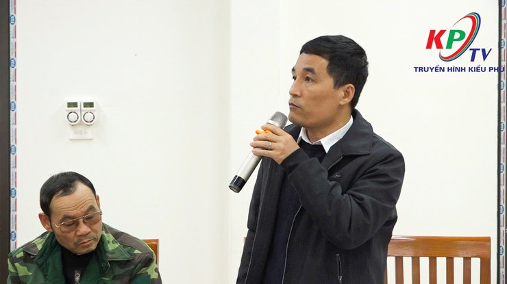 Đồng chí Đào Đức Anh- Phó bí thư thường trực Đảng ủy xã Kiều Phú dự sinh hoạt Đảng với Chi bộ thôn Cấn Hạ- Ảnh 7.