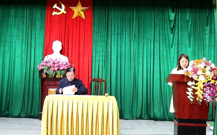 Thôn Lam Điền tổ chức Hội nghị cử tri giới thiệu 02 đại biểu ứng cử HĐND xã nhiệm kỳ 2026-2031- Ảnh 1.