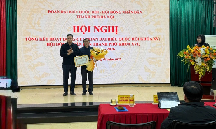 HĐND phường Vĩnh Tuy tham dự Hội nghị tổng kết hoạt động của Đoàn ĐBQH và HĐND Thành phố Hà Nội.- Ảnh 1.