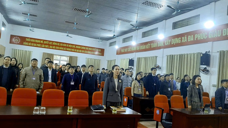 XÃ ĐA PHÚC - LỄ CHÀO CỜ ĐẦU NĂM 2026- Ảnh 2.