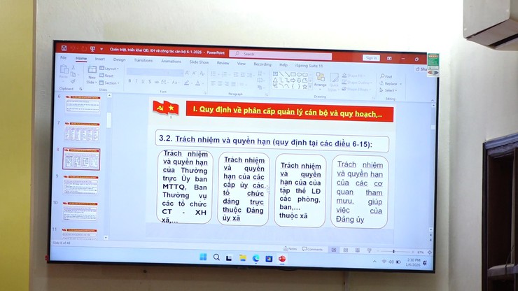 Đảng ủy xã Vật Lại quán triệt, triển khai thực hiện quy định, kế hoạch về công tác cán bộ- Ảnh 7.
