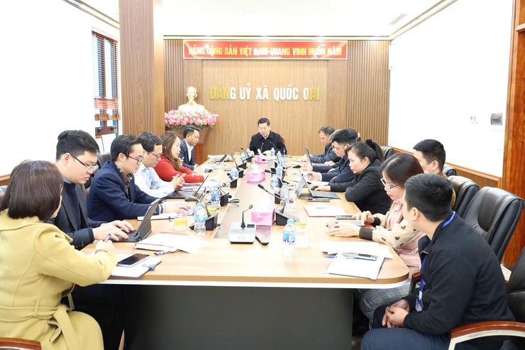 Hội nghị Ban chỉ đạo 57 xã Quốc Oai tổng kết công tác năm 2025, triển khai nhiệm vụ năm 2026- Ảnh 1.