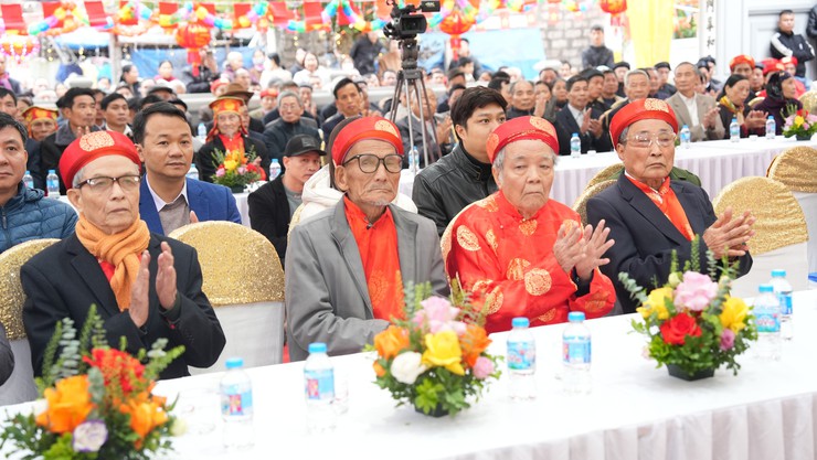 Lễ Khánh thành di tích kiến trúc nghệ thuật cấp Thành phố - Đình Cát Ngòi - Ảnh 3.