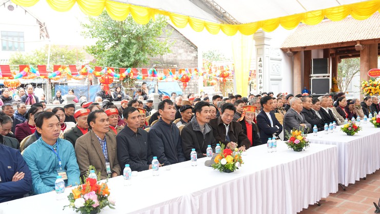 Lễ Khánh thành di tích kiến trúc nghệ thuật cấp Thành phố - Đình Cát Ngòi - Ảnh 4.