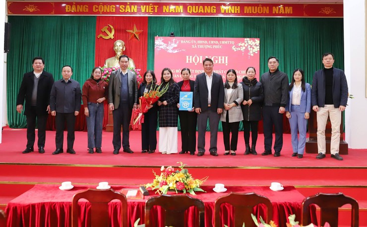 Xã Thượng Phúc công bố Quyết định hợp nhất các Hội Quần chúng trên địa bàn- Ảnh 2.