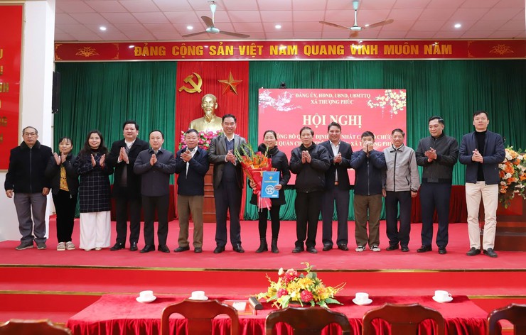 Xã Thượng Phúc công bố Quyết định hợp nhất các Hội Quần chúng trên địa bàn- Ảnh 3.