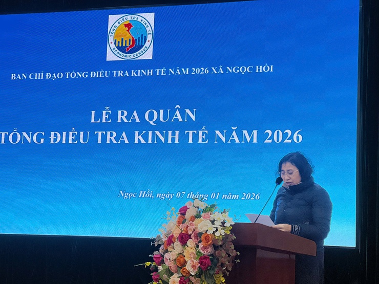 UBND xã Ngọc Hồi tổ chức Lễ ra quân Tổng điều tra kinh tế năm 2026 và Hội nghị góp ý Kế hoạch Tết trồng cây Xuân Bính Ngọ- Ảnh 4.