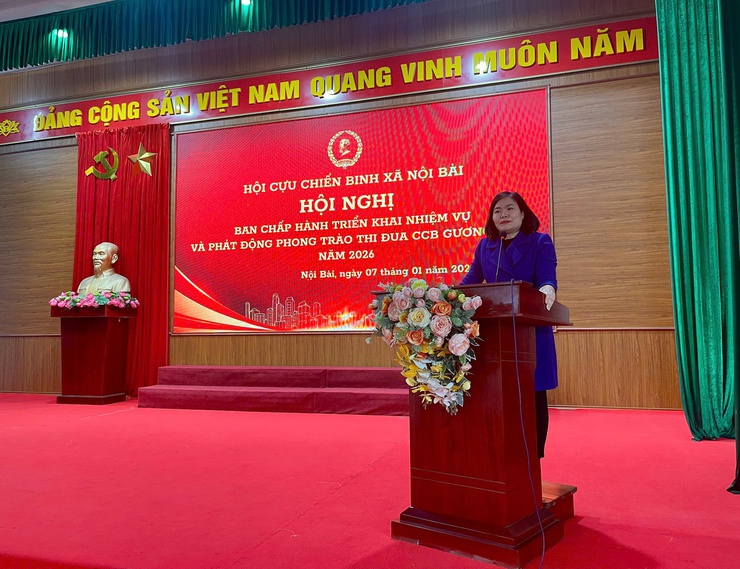 Hội Cựu chiến binh xã Nội Bài triển khai nhiệm vụ và phát động, ký giao ước thi đua phong trào “Cựu chiến binh gương mẫu” năm 2026- Ảnh 5.