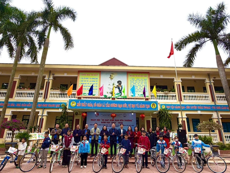 NGÀY HỘI "XE ĐẠP GIÚP BẠN ĐẾN TRƯỜNG" XÃ NỘI BÀI NĂM HỌC 2025 - 2026- Ảnh 7.
