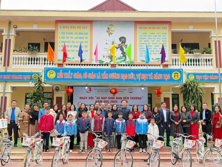 NGÀY HỘI "XE ĐẠP GIÚP BẠN ĐẾN TRƯỜNG" XÃ NỘI BÀI NĂM HỌC 2025 - 2026- Ảnh 6.