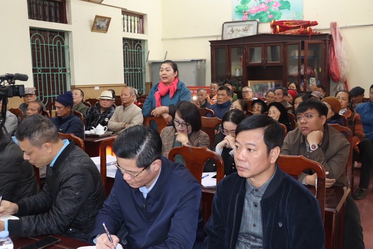 Hội nghị tuyên truyền, vận động nhân dân phối hợp kiểm kê, kiểm đếm phục vụ dự án Cụm công nghiệp làng nghề Nam Tiến- Ảnh 2.