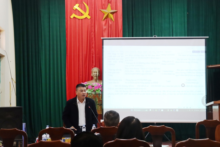 Hội nghị tuyên truyền, vận động nhân dân phối hợp kiểm kê, kiểm đếm phục vụ dự án Cụm công nghiệp làng nghề Nam Tiến- Ảnh 6.