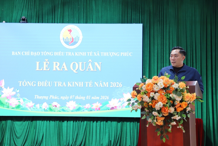 Xã Thượng Phúc: Lễ ra quân Tổng điều tra kinh tế năm 2026- Ảnh 2.