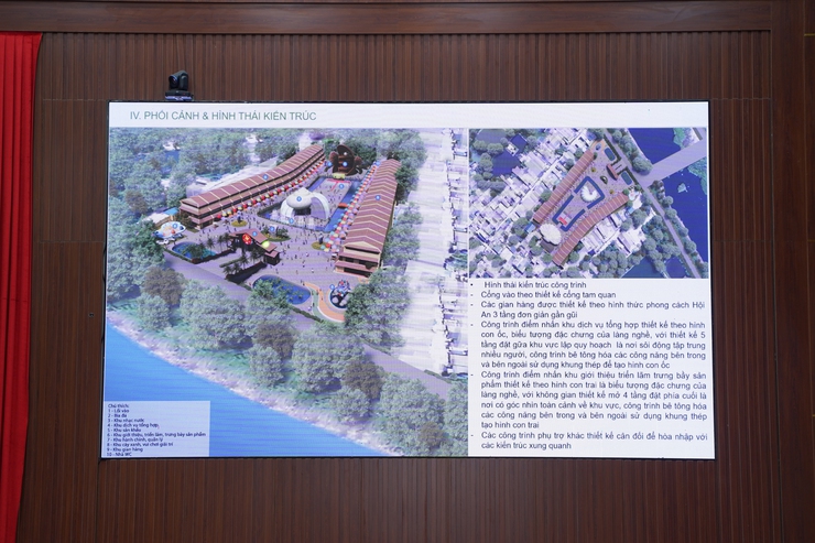 Hội nghị nghe báo cáo phương án quy hoạch, thiết kế trung tâm thiết kế, sáng tạo, giới thiệu quảng bá và bán sản phẩm làng nghề truyền thống xã Chuyên Mỹ- Ảnh 2.