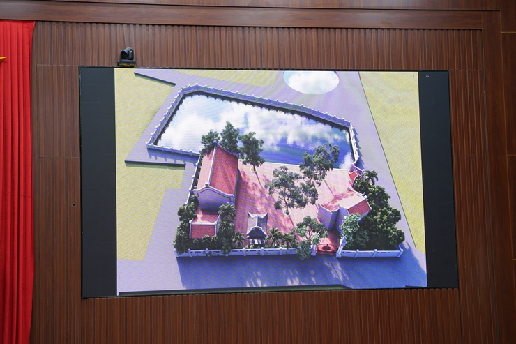 Hội nghị nghe báo cáo phương án quy hoạch, thiết kế trung tâm thiết kế, sáng tạo, giới thiệu quảng bá và bán sản phẩm làng nghề truyền thống xã Chuyên Mỹ- Ảnh 4.