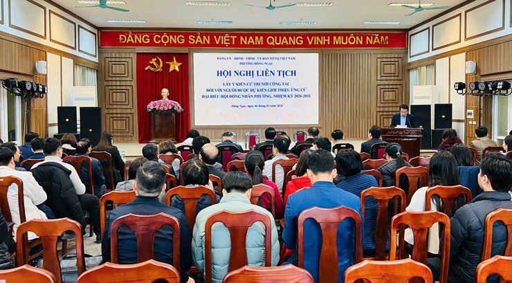 PHƯỜNG ĐÔNG NGẠC LẤY Ý KIẾN CỬ TRI NƠI CÔNG TÁC ĐỐI VỚI NGƯỜI ĐƯỢC GIỚI THIỆU ỨNG CỬ HĐND PHƯỜNG NHIỆM KỲ 2026-2031- Ảnh 1.