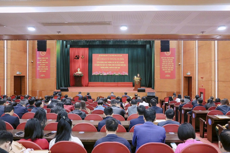 ĐẢNG ỦY-HĐND-UBND-UBMTTQ XÃ SÓC SƠN TỔ CHỨC LỄ CHÀO CỜ THÁNG 01/2026 – MỞ RA MỘT NĂM MỚI VỚI NHIỀU KỲ VỌNG- Ảnh 5.