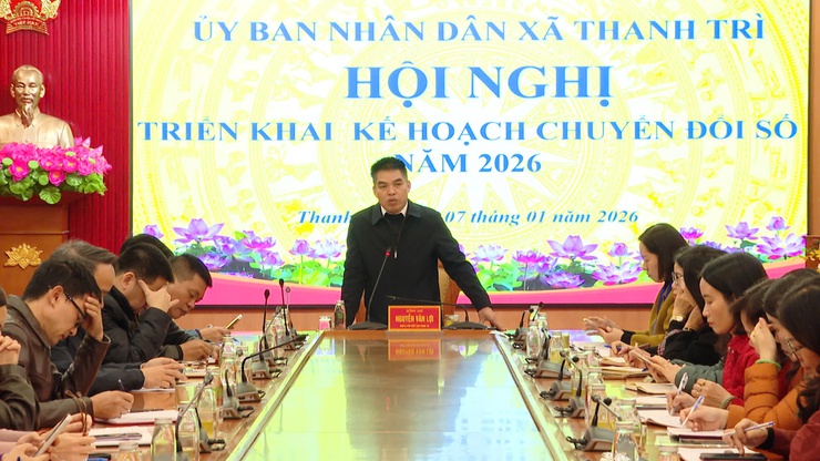UBND xã Thanh Trì triển khai kế hoạch chuyển đổi số năm 2026- Ảnh 3.