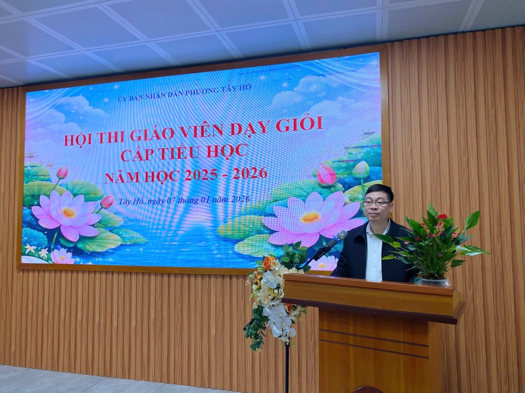 Phường Tây Hồ khai mạc Hội thi “Giáo viên dạy giỏi” cấp Tiểu học năm học 2025 - 2026- Ảnh 3.