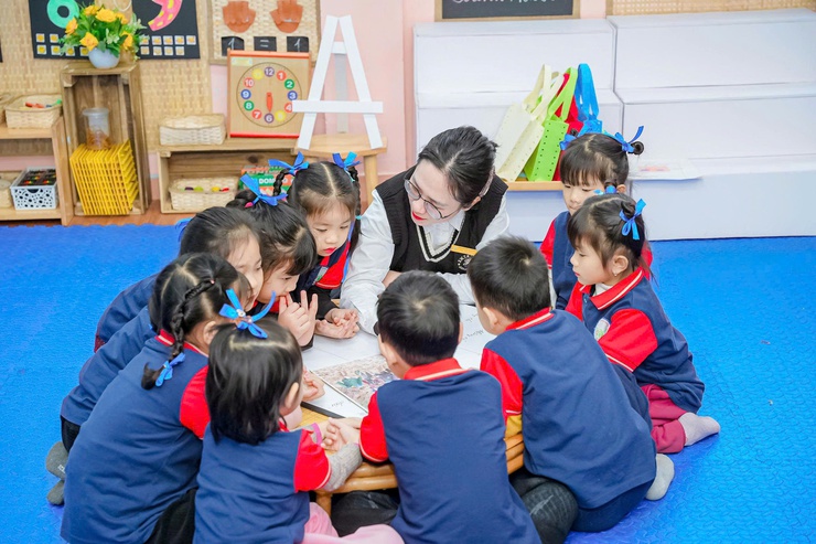 Xã Nam Phù tổ chức kiến tập chuyên đề “Xây dựng môi trường lấy trẻ làm trung tâm” tại Trường Mầm non B Vạn Phúc- Ảnh 14.